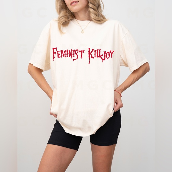 Comfort Colors Feminist Killjoy Feminism Tee Shirt - Picture 4 of 10